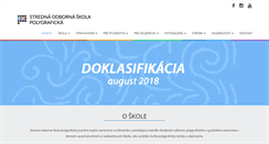 Desktop Screenshot of polygraficka.sk